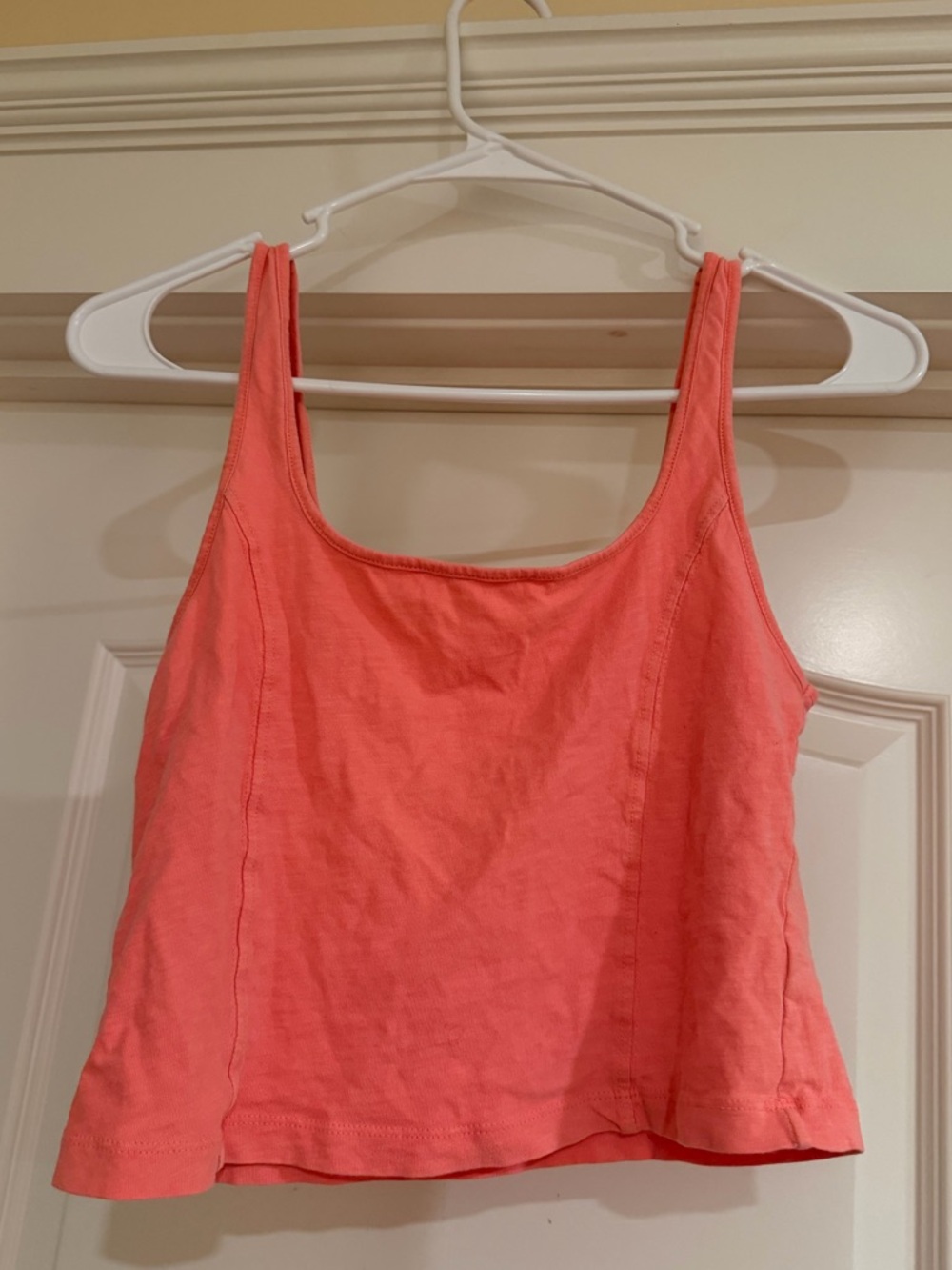 Aerie Coral Tank Top Crop Cami